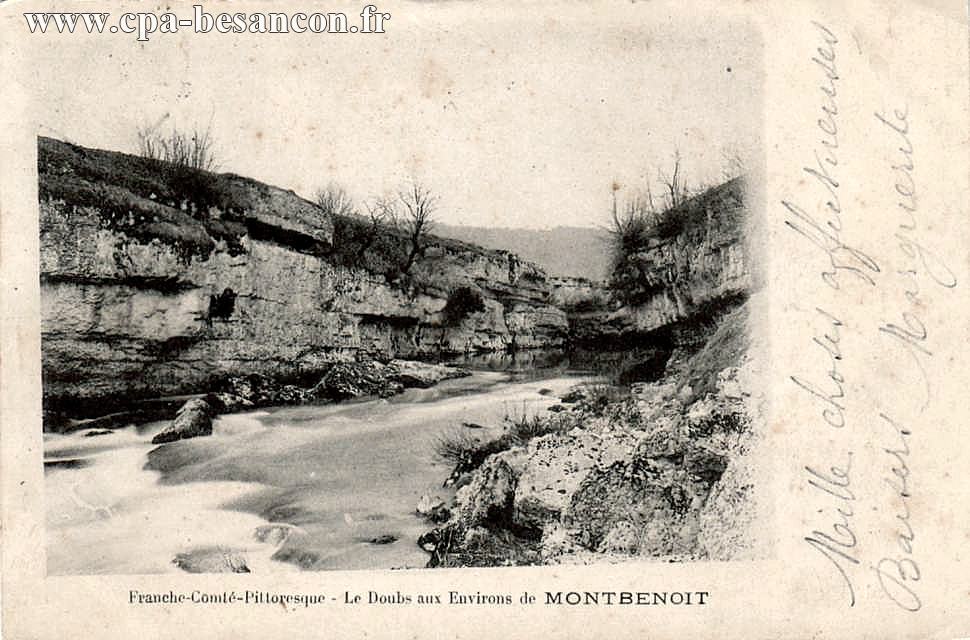 Franche-Comté-Pittoresque - Le Doubs aux Environs de MONTBENOIT